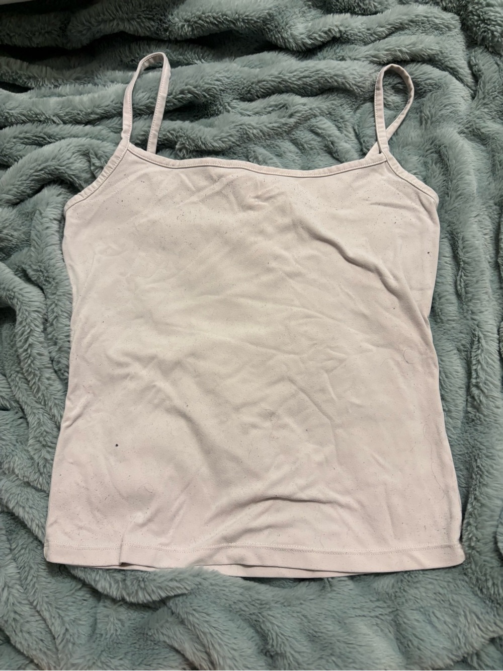 Garage white  Spaghetti Strap cami tank